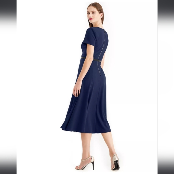 Calvin Klein Navy Blue Dress - Picture 2 of 3